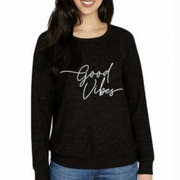 Buffalo David Bitton Sweaters - Women's Buffalo David Bitton Printed Cozy Long Sleeve Top‎ Size XL